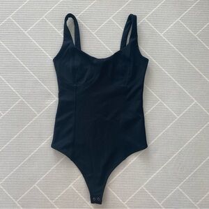 Abercrombie & Fitch Soft A&F Collection Black Bodysuit Women’s Size S